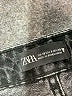Zara Chevron-herringbone Black Jeans Size 6 - photo 7