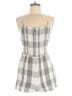 Topshop Checkered-gingham Gray Romper Size 10 - photo 1
