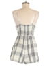 Topshop Checkered-gingham Gray Romper Size 10 - photo 2