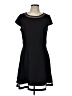 Even Solid Black Casual Dress Size L - photo 1