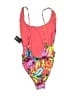 Assorted Brands Tropical Pink One Piece Swimsuit Size S - photo 2