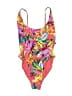 Assorted Brands Tropical Pink One Piece Swimsuit Size S - photo 1