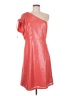 Vineet Bahl 100% Polyester Red Cocktail Dress Size M - photo 1