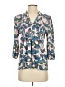 Lilly Pulitzer Blue 3/4 Sleeve Blouse Size S - photo 1