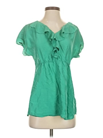 Vanessa Virginia Short Sleeve Silk Top (view 1)