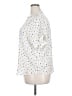 Sweet Rain 100% Polyester Polka Dots Ivory Short Sleeve Blouse Size 2X - photo 5