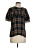 J.Crew 100% Polyester Black Short Sleeve Blouse Size 4 - photo 1