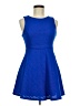 Forever 21 Solid Blue Cocktail Dress Size M - photo 1