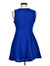 Forever 21 Solid Blue Cocktail Dress Size M - photo 2