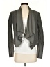 BCBGMAXAZRIA 100% Leather Gray Leather Jacket Size XXS - photo 1