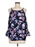 Seven Sisters Blue Sleeveless Blouse Size M - photo 1