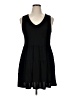 Green Envelope Solid Black Casual Dress Size XL - photo 1