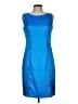 DressBarn Solid Blue Cocktail Dress Size 12 - photo 1