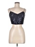 Lulus 100% Polyester Silver Sleeveless Top Size M - photo 1