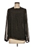 Ann Taylor LOFT 100% Polyester Brown Long Sleeve Blouse Size M - photo 1
