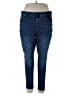 Lane Bryant Solid Blue Jeans Size 16 (petite) - photo 1