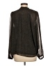 Ann Taylor LOFT 100% Polyester Brown Long Sleeve Blouse Size M - photo 2