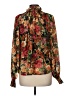 Flying Tomato 100% Polyester Floral Orange Long Sleeve Blouse Size M - photo 2