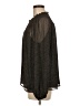 Ann Taylor LOFT 100% Polyester Brown Long Sleeve Blouse Size M - photo 5