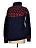 Duluth Trading Co. Argyle Blue Turtleneck Sweater Size S - photo 2