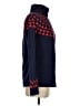 Duluth Trading Co. Argyle Blue Turtleneck Sweater Size S - photo 4