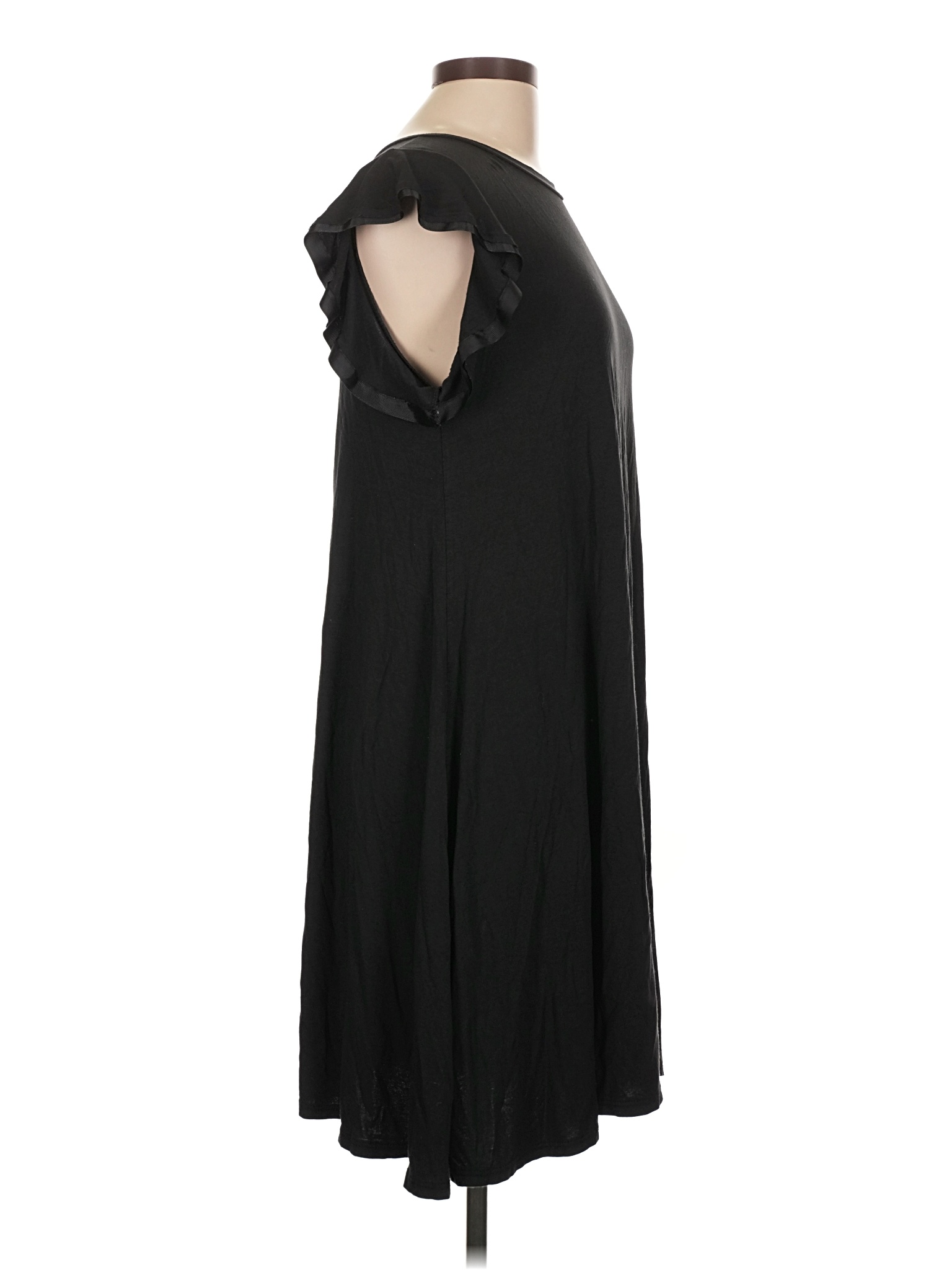 black linen dress with buttons Linen Button Dress – Nati Boutique