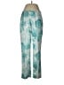 St. John Sport Print Teal Casual Pants Size 8 - photo 1