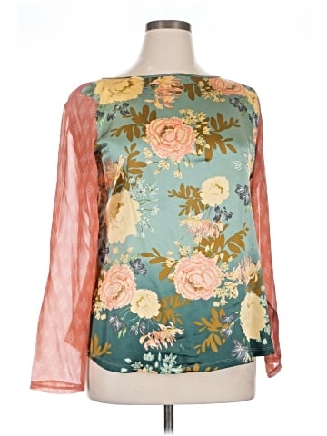 Sundance Long Sleeve Silk Top (view 1)