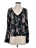 Cupcakes & Cashmere 100% Polyester Black Long Sleeve Blouse Size S - photo 1
