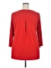 Susan Graver Red 3/4 Sleeve Top Size XXL (estimated) - photo 2