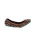 Tieks 100% Leather Animal Print Brown Tan Flats Size 7 - photo 1