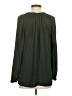 14th & Union 100% Polyester Green Long Sleeve Blouse Size S - photo 2
