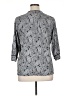 Lands' End Gray 3/4 Sleeve Button-Down Shirt Size XL - photo 2