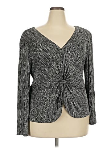 Alex Evenings Long Sleeve Top (view 1)