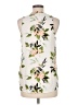 Groupe Corwik Floral Ivory Sleeveless Blouse Size M (estimated) - photo 2