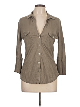James Perse 3/4 Sleeve Button-Down Shirt (view 1)