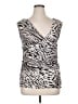 Jennifer Lopez Silver Sleeveless Top Size XL - photo 1