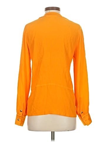 Escada by Margaretha Ley Long Sleeve Silk Top (view 2)