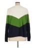 Crown & Ivy Color Block Green Pullover Sweater Size XL - photo 2
