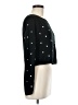 Rosette by Be Cool 100% Acrylic Polka Dots Black Pullover Sweater Size S - photo 4