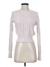 Aster 100% Polyester White Turtleneck Sweater Size S - photo 1