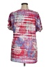 Gloria Vanderbilt Red Short Sleeve Blouse Size XL - photo 2