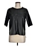 B.yu 100% Polyester Black 3/4 Sleeve Top Size M - photo 1
