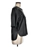 B.yu 100% Polyester Black 3/4 Sleeve Top Size M - photo 4