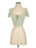 Shein Green Short Sleeve Top Size 2 - photo 1
