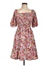 First Love 100% Polyester Floral Pink Casual Dress Size L - photo 1