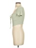 Shein Green Short Sleeve Top Size 2 - photo 5