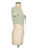 Shein Green Short Sleeve Top Size 2 - photo 4