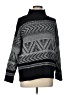 Charlie Paige Chevron-herringbone Black Pullover Sweater Size L - photo 1