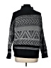 Charlie Paige Chevron-herringbone Black Pullover Sweater Size L - photo 2